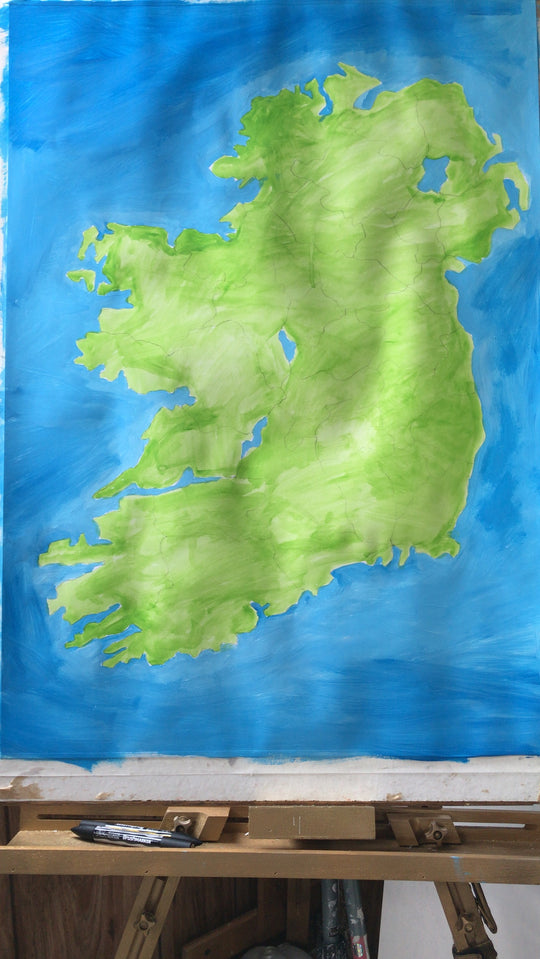 The idea for Scratchable Map Ireland