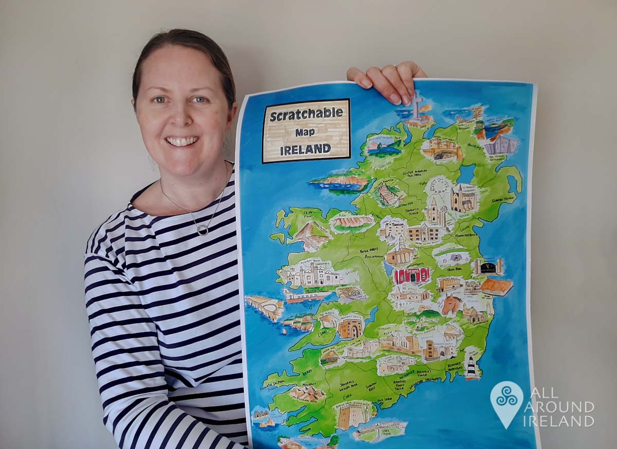 My Scratchable Map Ireland With All Around Ireland – scratchablemapireland